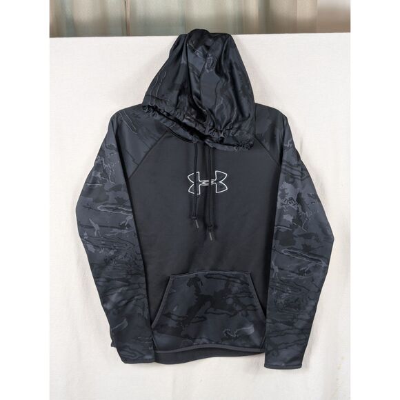 Under Armour Cold Gear Storm 1 Hoodie Black/Camo Youth Size Large - Picture 1 of 14